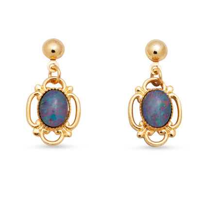 Opal Triplet Earring Boxed