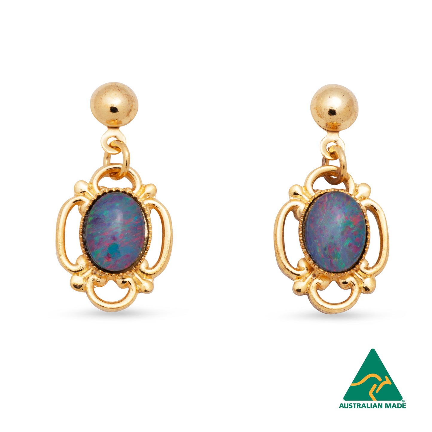 Opal Triplet Earring Boxed