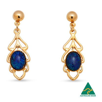 Opal Triplet Earring Boxed
