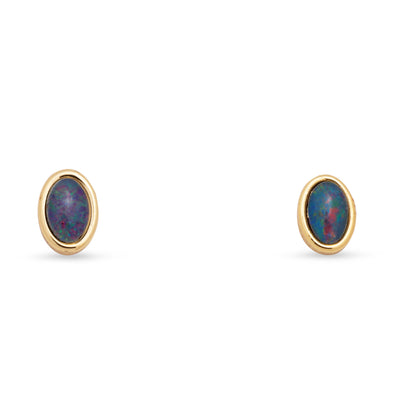 OPAL TRIPLET EARRINGS BOXED