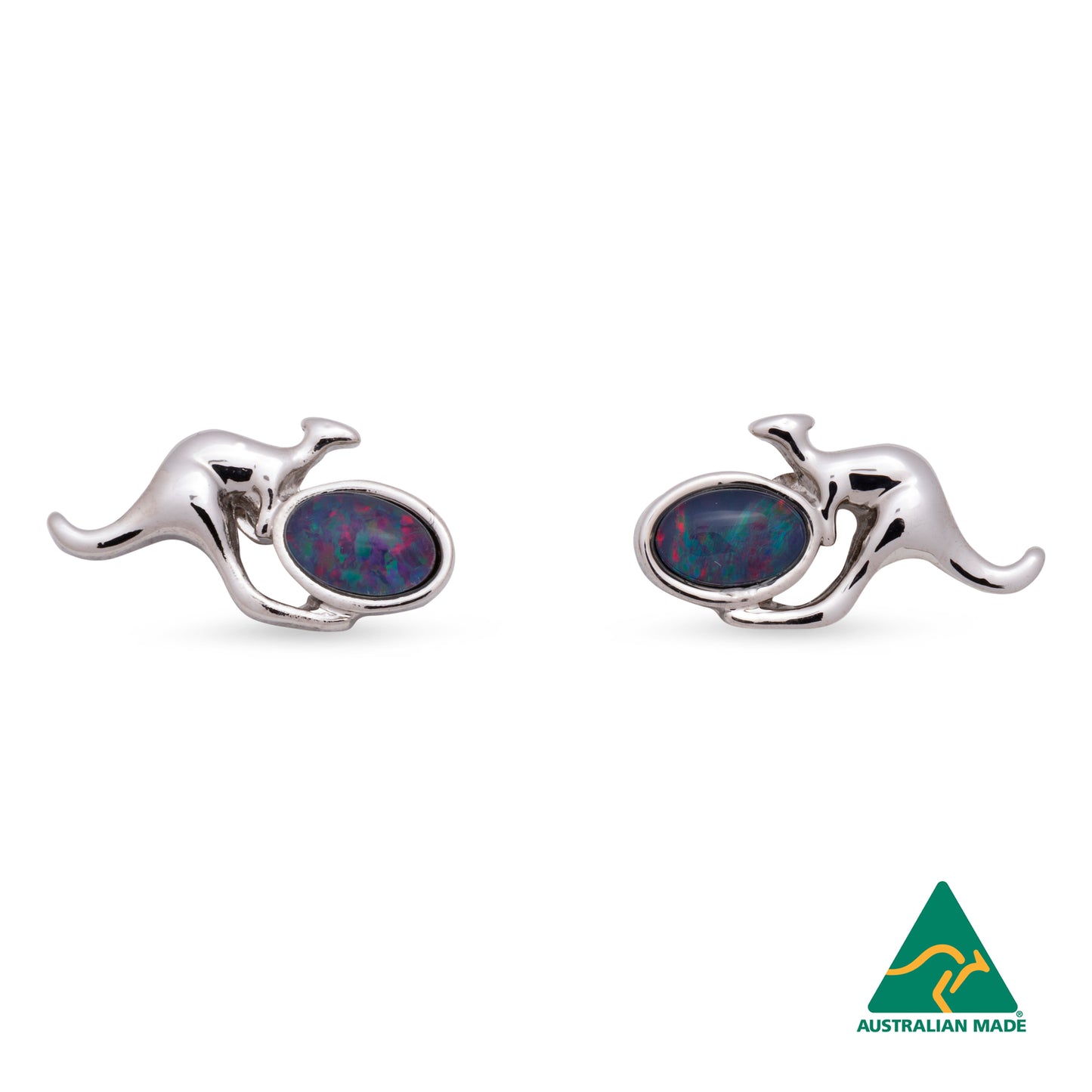 Opal Triplet Kangaroo Earring Boxed