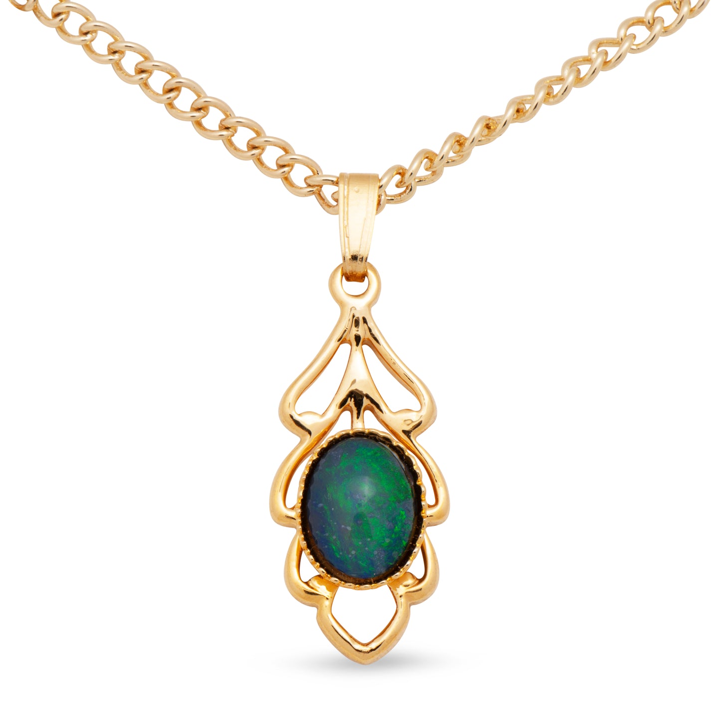 Miranda Gold Opal Pendant