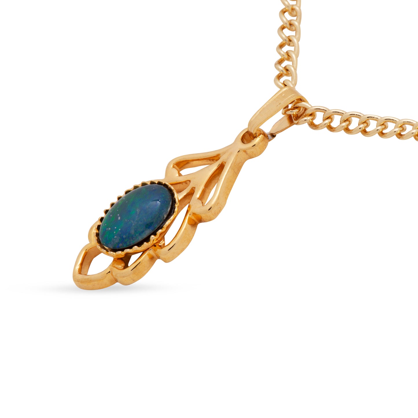 Miranda Gold Opal Pendant