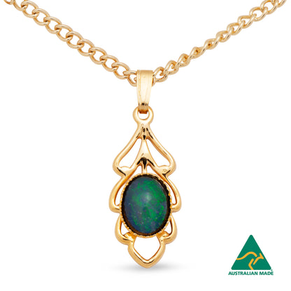 Miranda Gold Opal Pendant