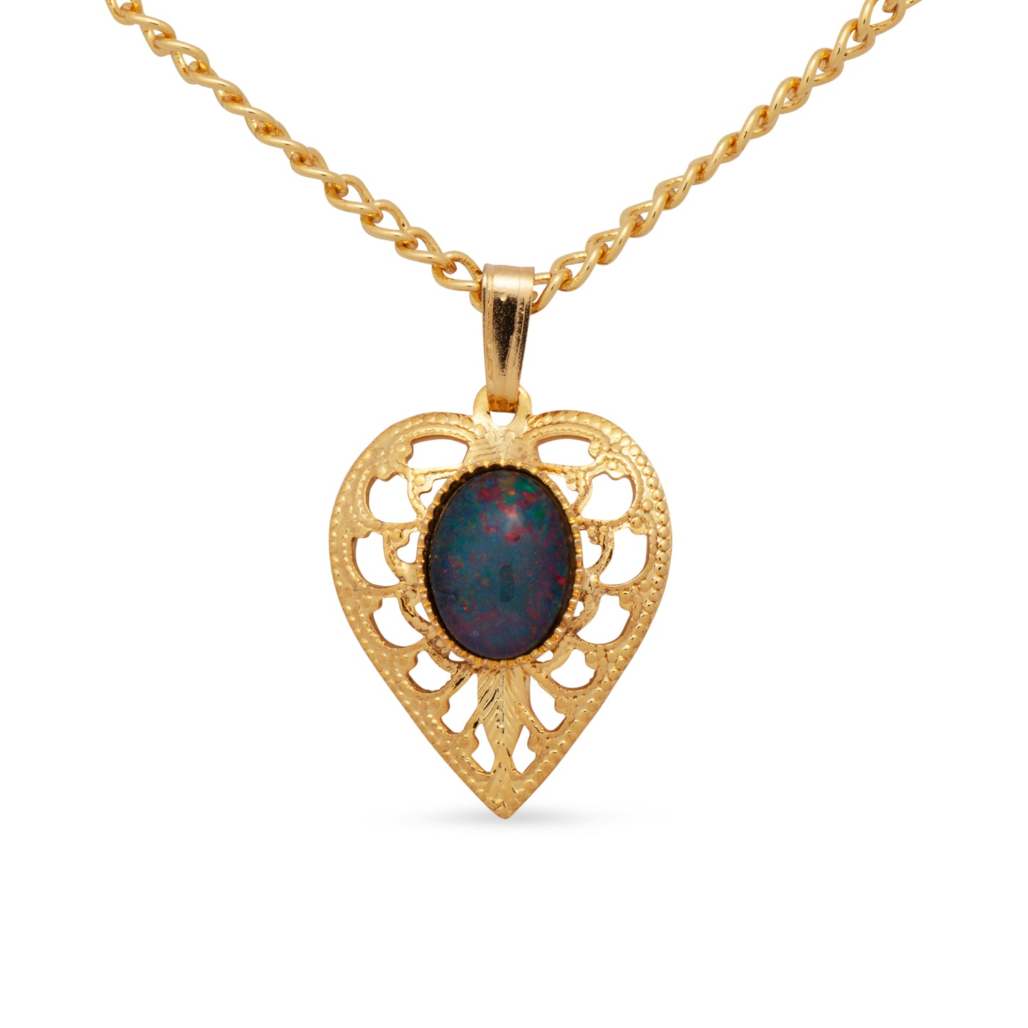 Gemma Gold Opal Pendant