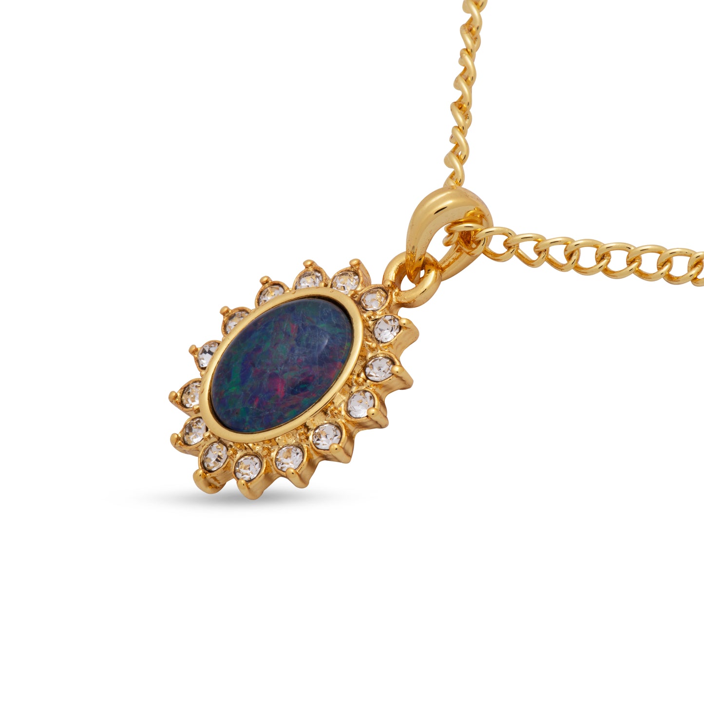 Opal Triplet Pendant Boxed