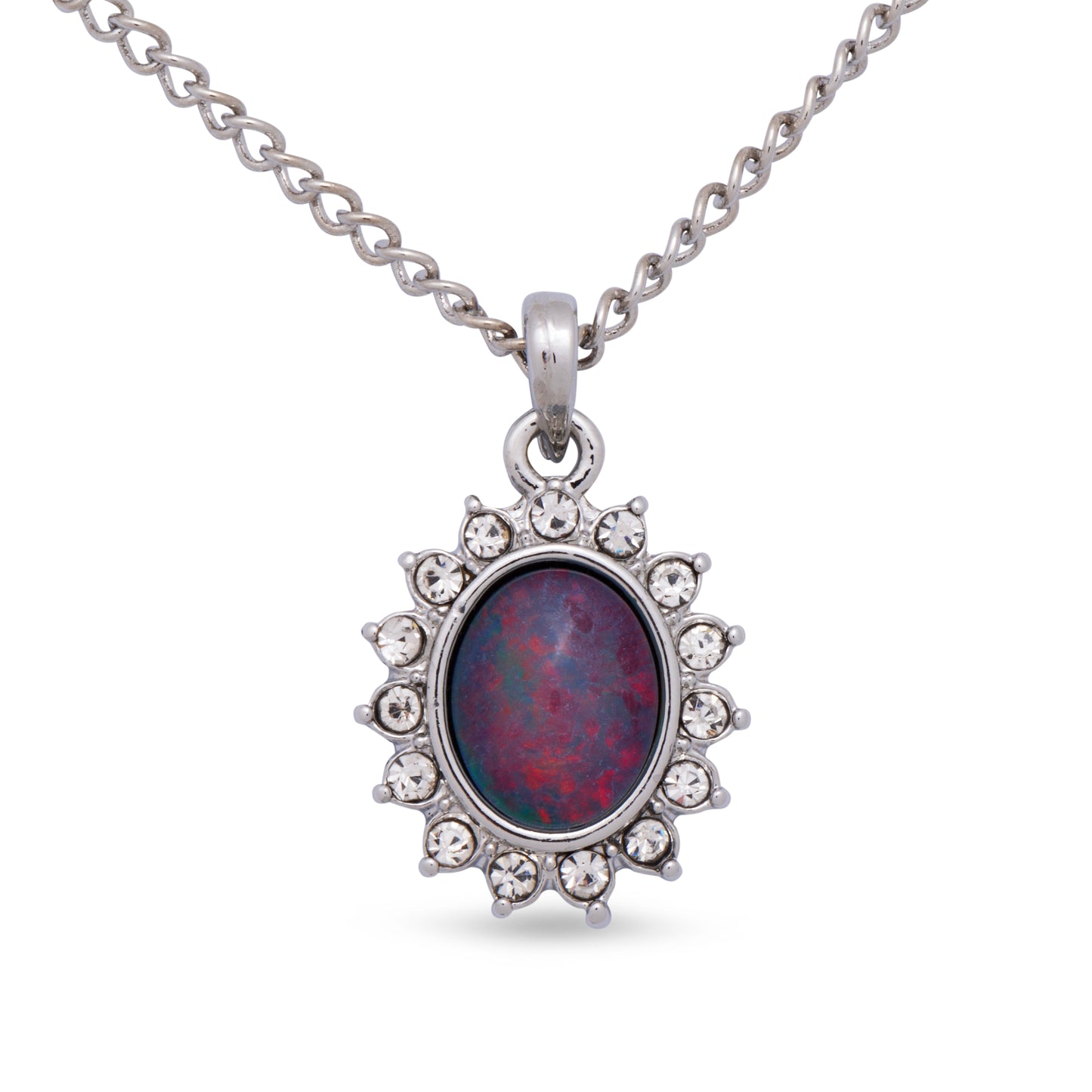 Opal Triplet Pendant Boxed