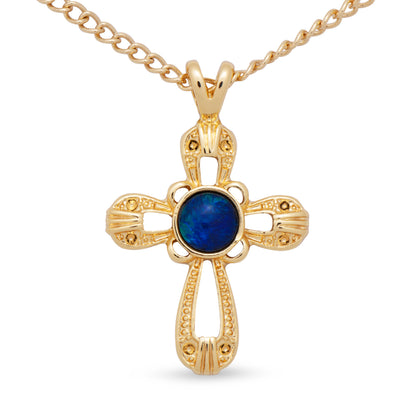 Opal Triplet Pendant Boxed