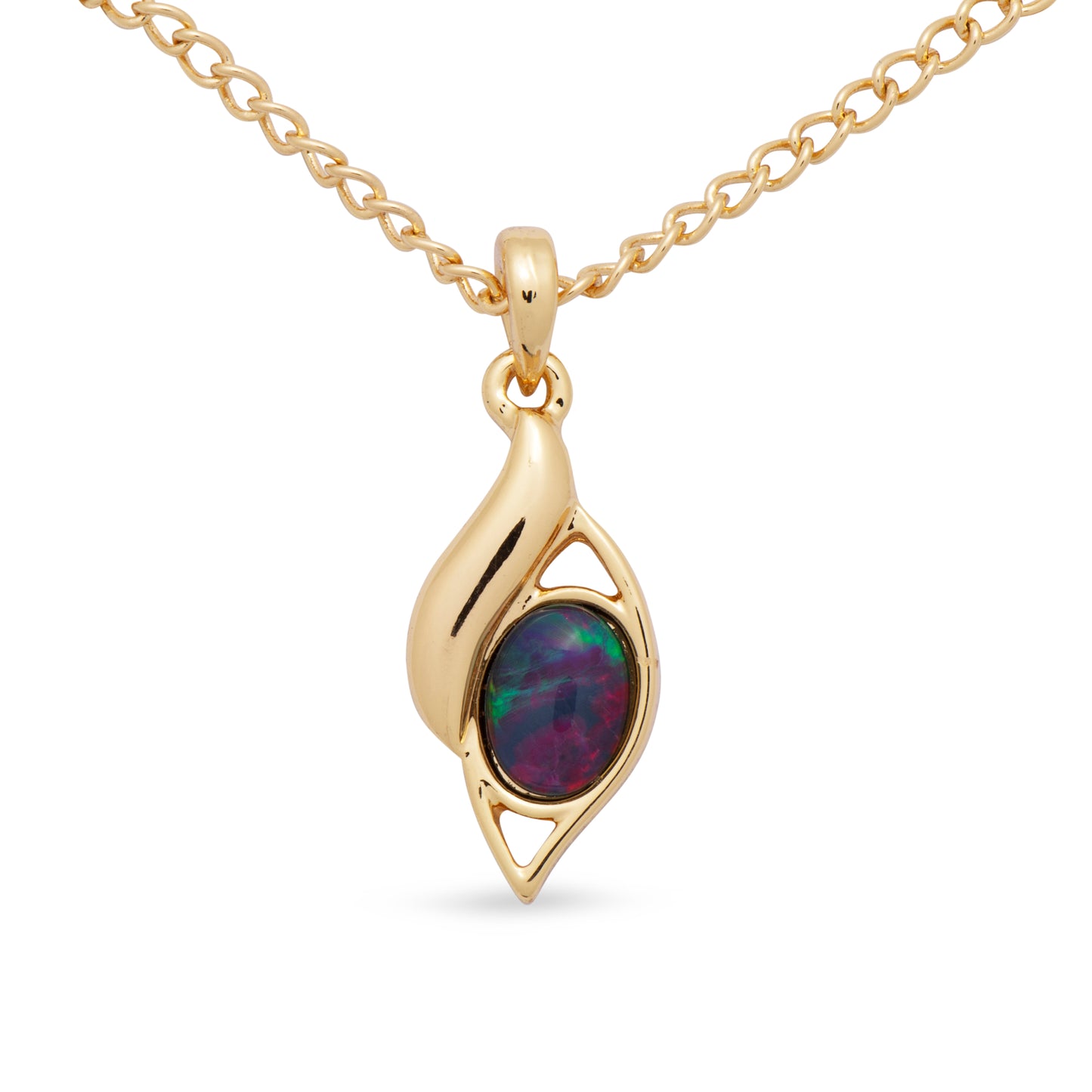 Opal Triplet Pendant Boxed