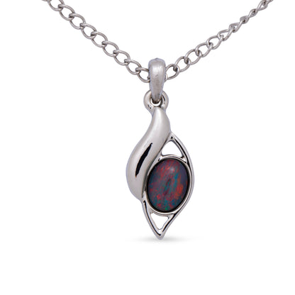 Opal Triplet Pendant Boxed
