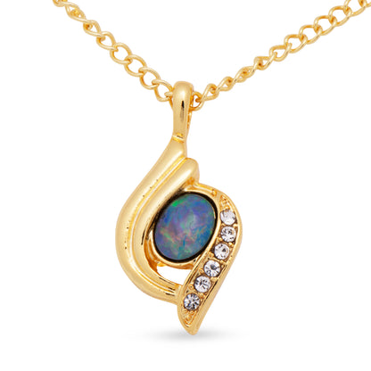 Opal Triplet Pendant Boxed