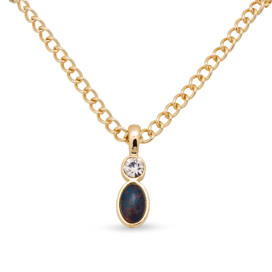 Opal Triplet Pendant Boxed