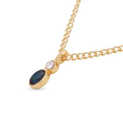 Opal Triplet Pendant Boxed