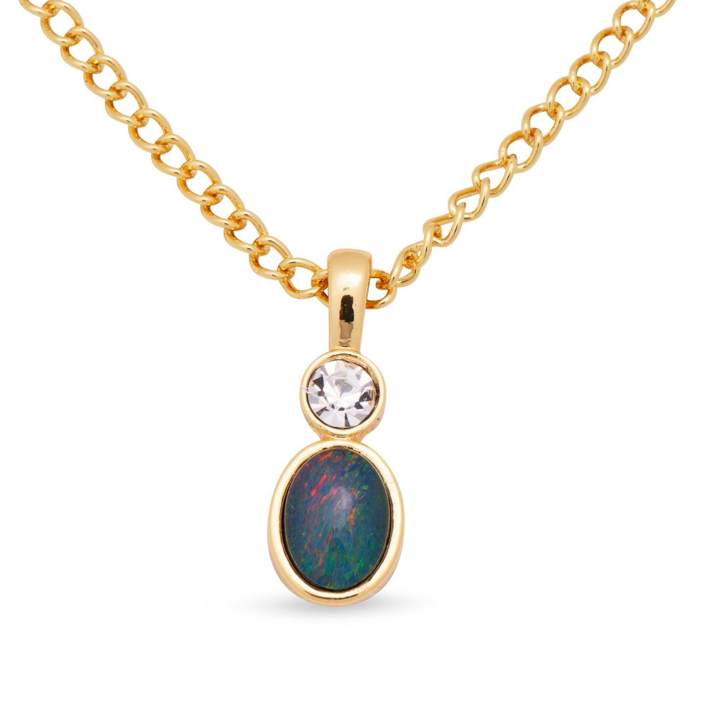 Opal Triplet Pendant Boxed