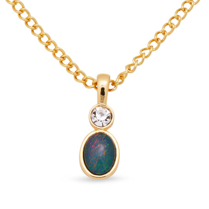 Opal Triplet Pendant Boxed