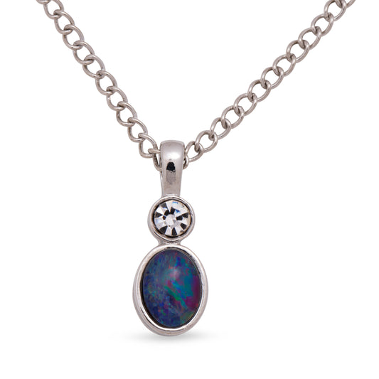 Opal Triplet Pendant Boxed