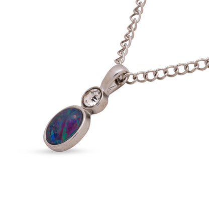 Opal Triplet Pendant Boxed