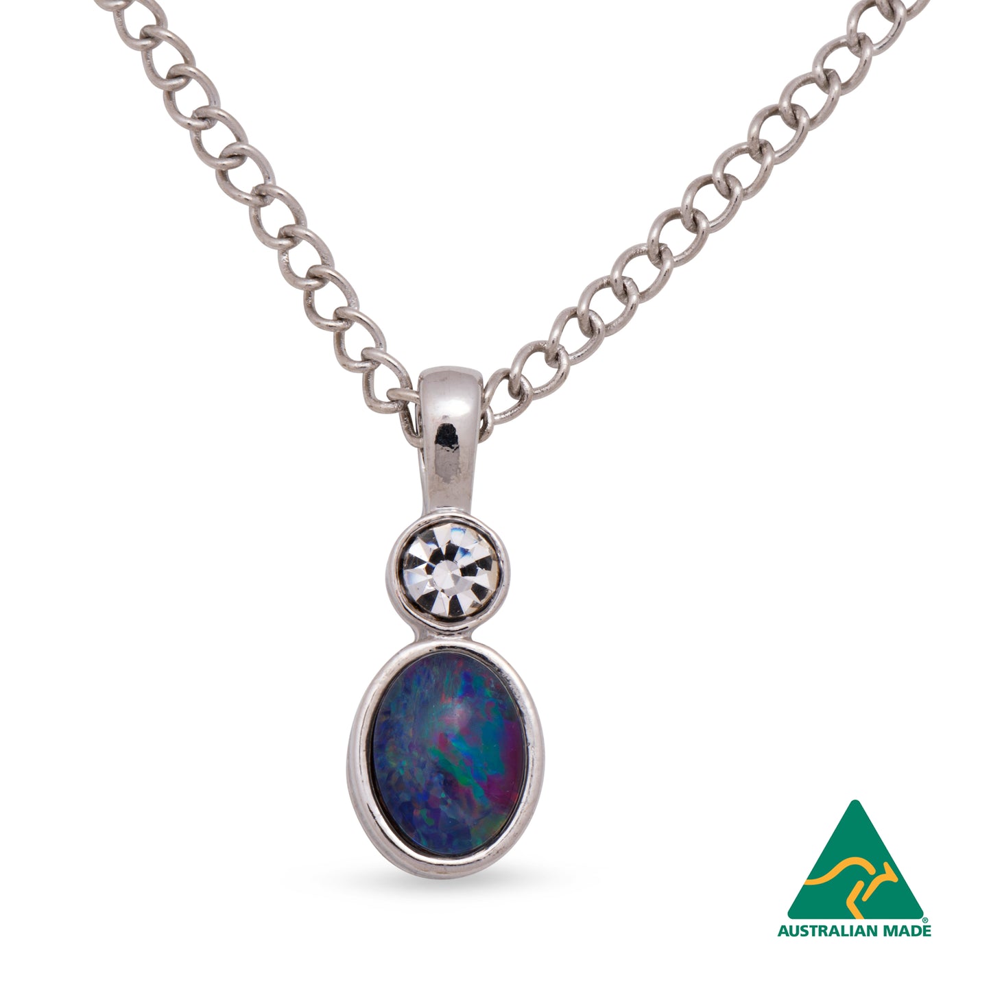 Opal Triplet Pendant Boxed