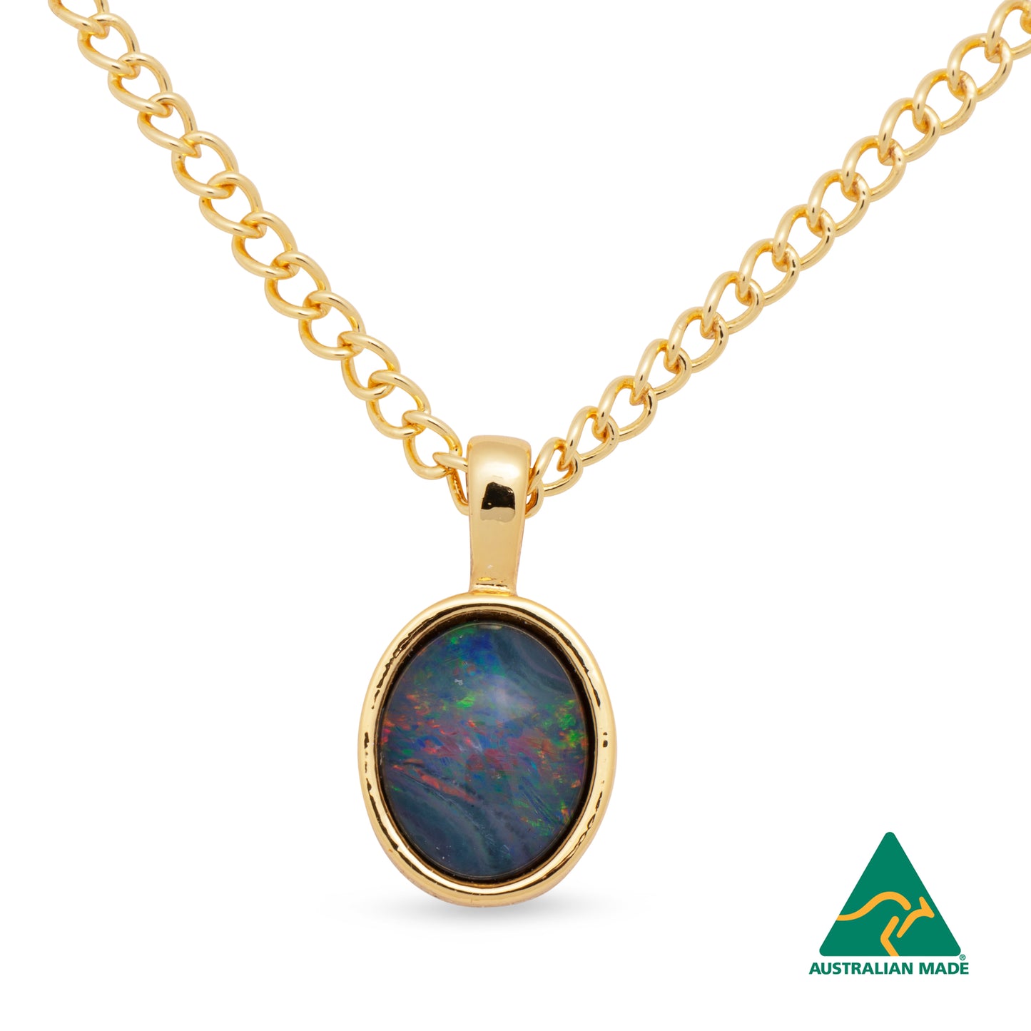 Opal Triplet Pendant Boxed