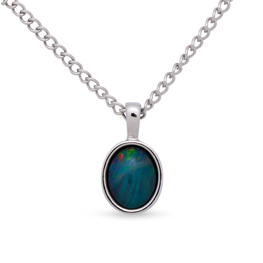 Opal Triplet Pendant Boxed