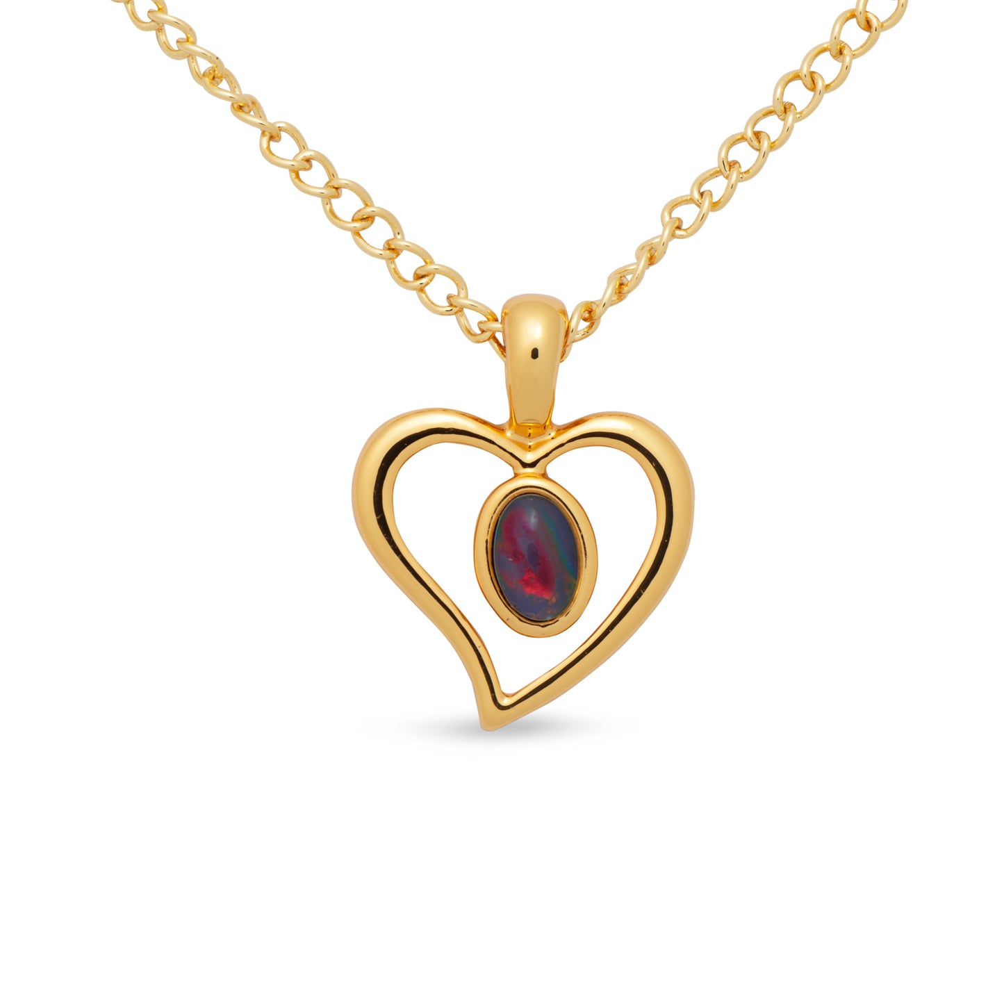 Opal Triplet Pendant Boxed