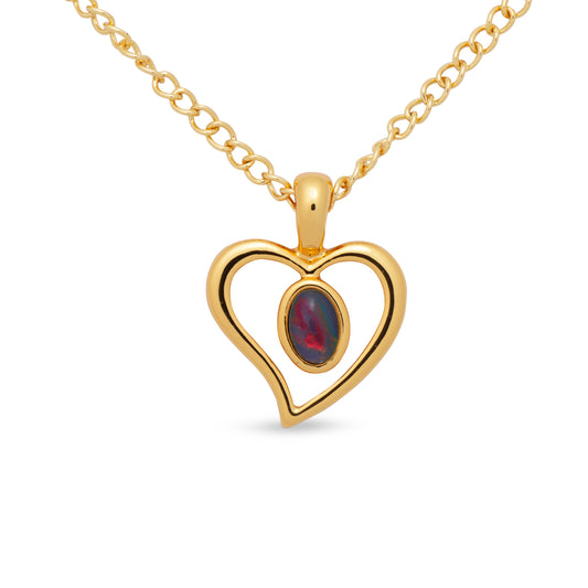Opal Triplet Pendant Boxed