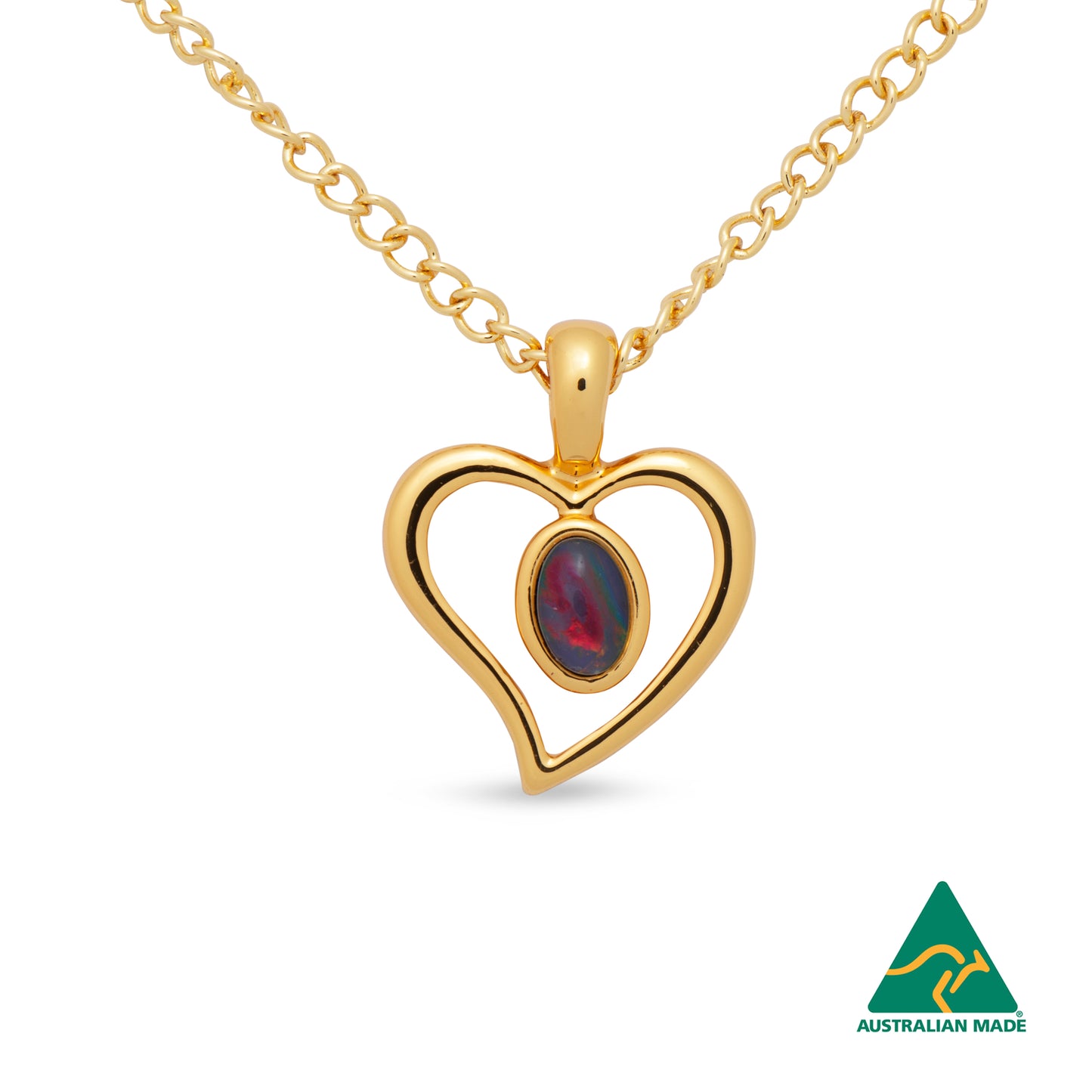 Opal Triplet Pendant Boxed