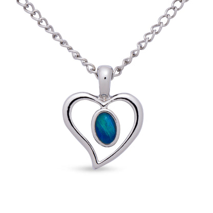 Opal Triplet Pendant Boxed