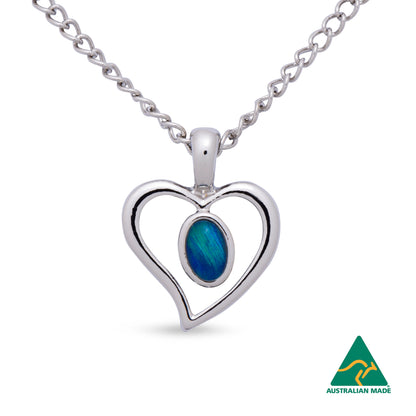 Opal Triplet Pendant Boxed