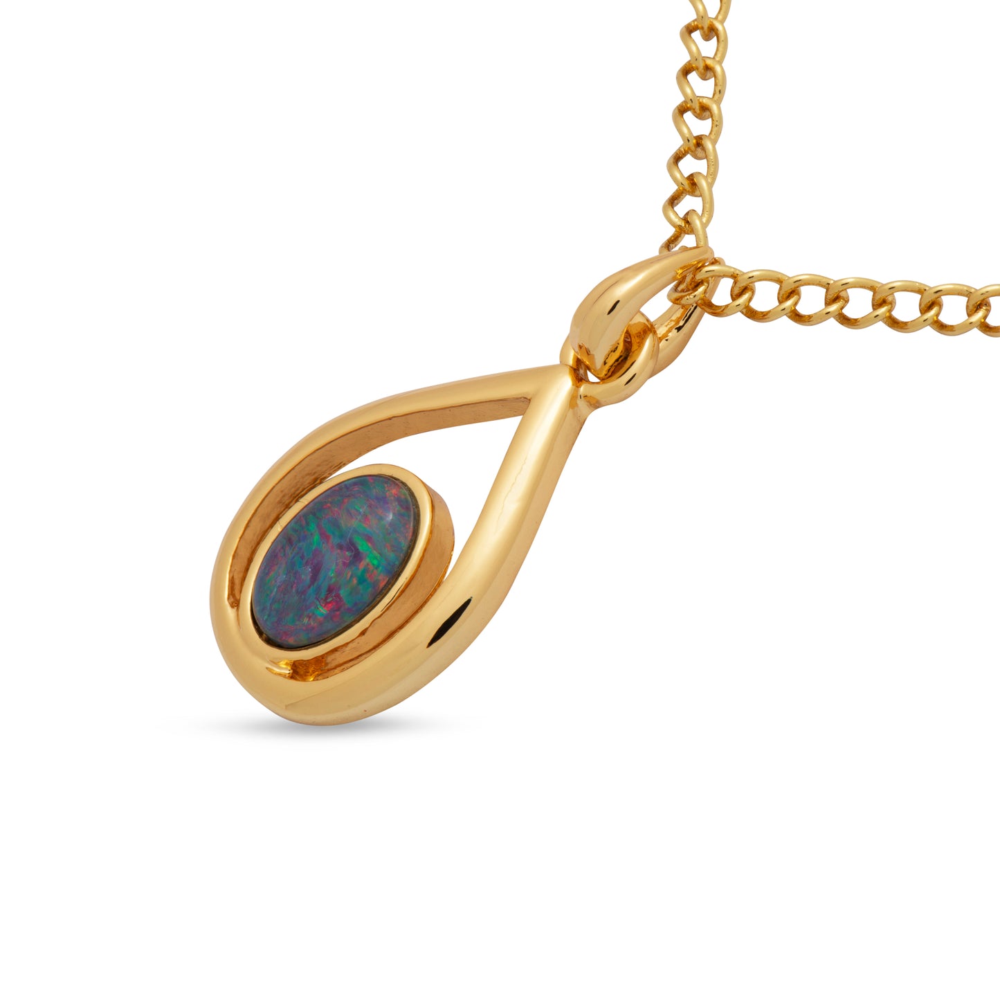 Opal Triplet Pendant Boxed