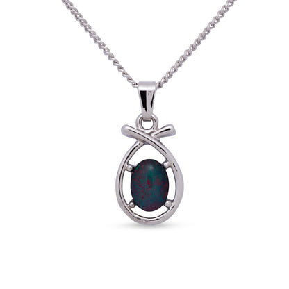 Julia Silver Opal Pendant