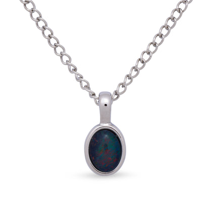 Opal Triplet Pendant Boxed