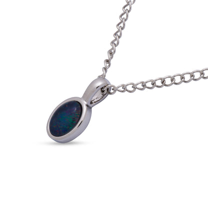Opal Triplet Pendant Boxed