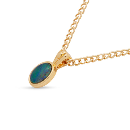 Opal Triplet Pendant Boxed