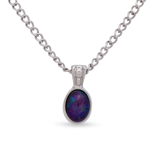 Opal Triplet Pendant Boxed