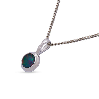 Opal Triplet Pendant Boxed