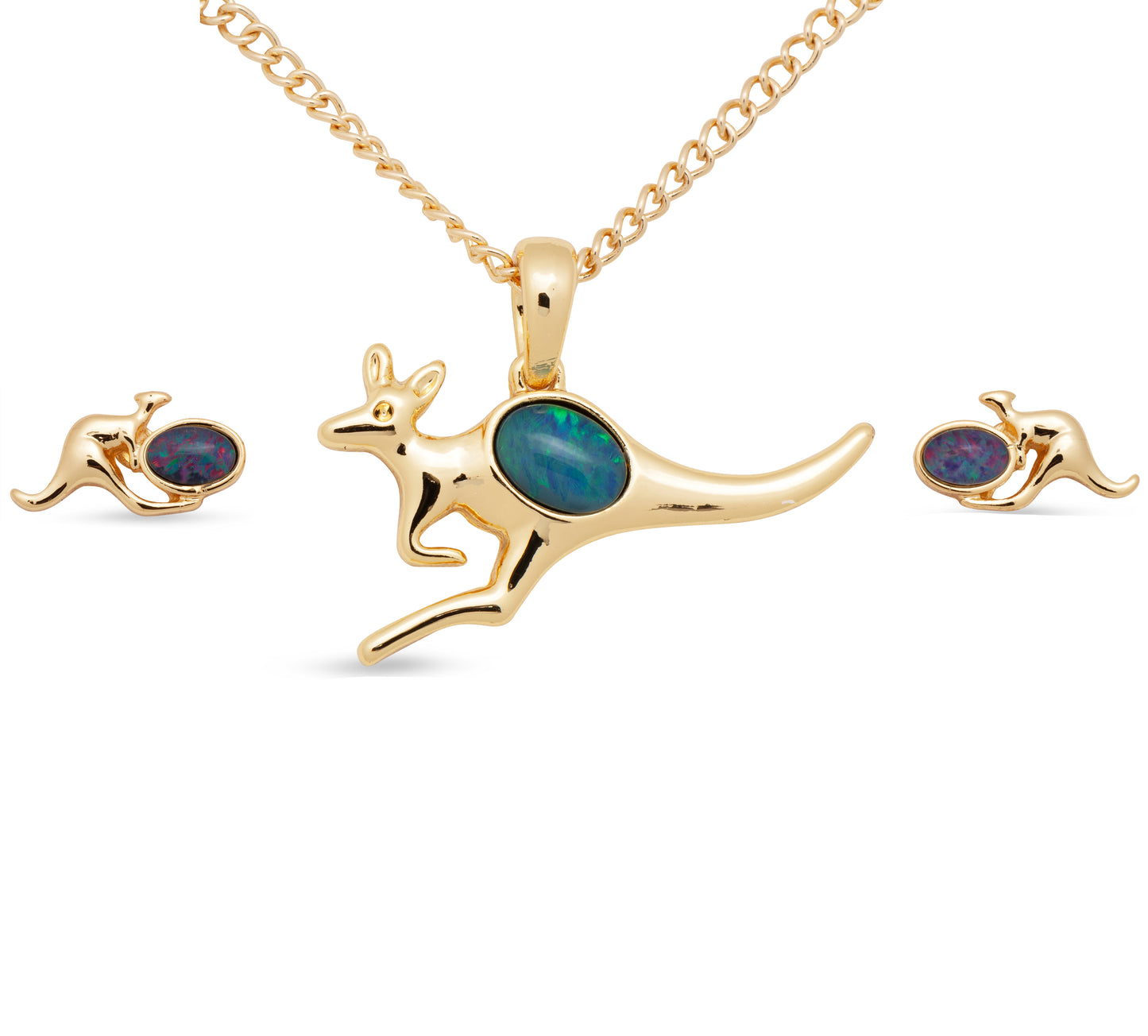 Kangaroo Gold Opal Set