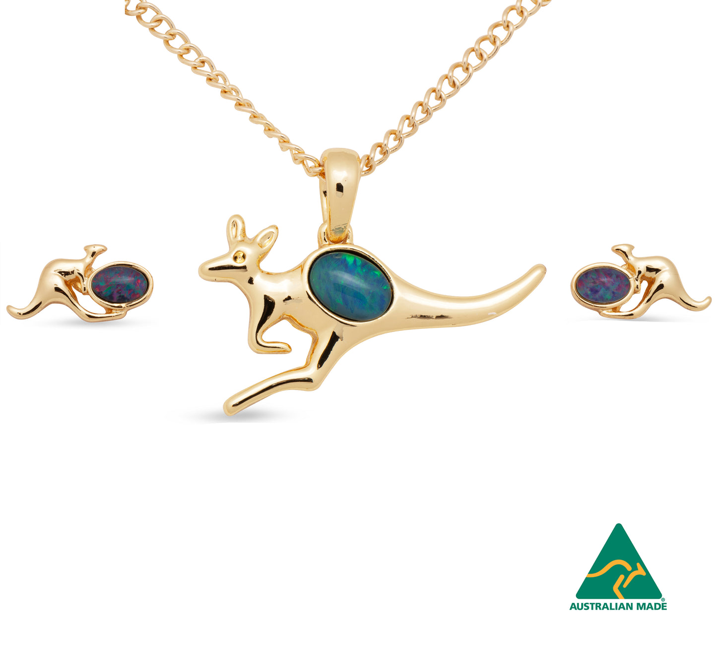 Kangaroo Gold Opal Set