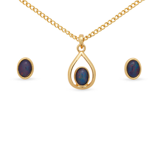 Victoria Gold Opal Set