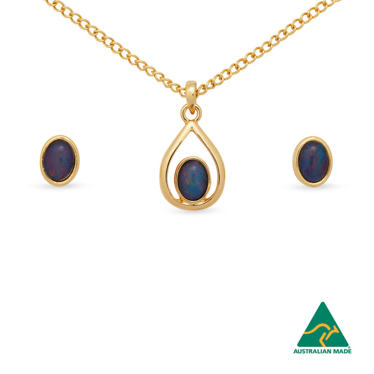 Victoria Gold Opal Set