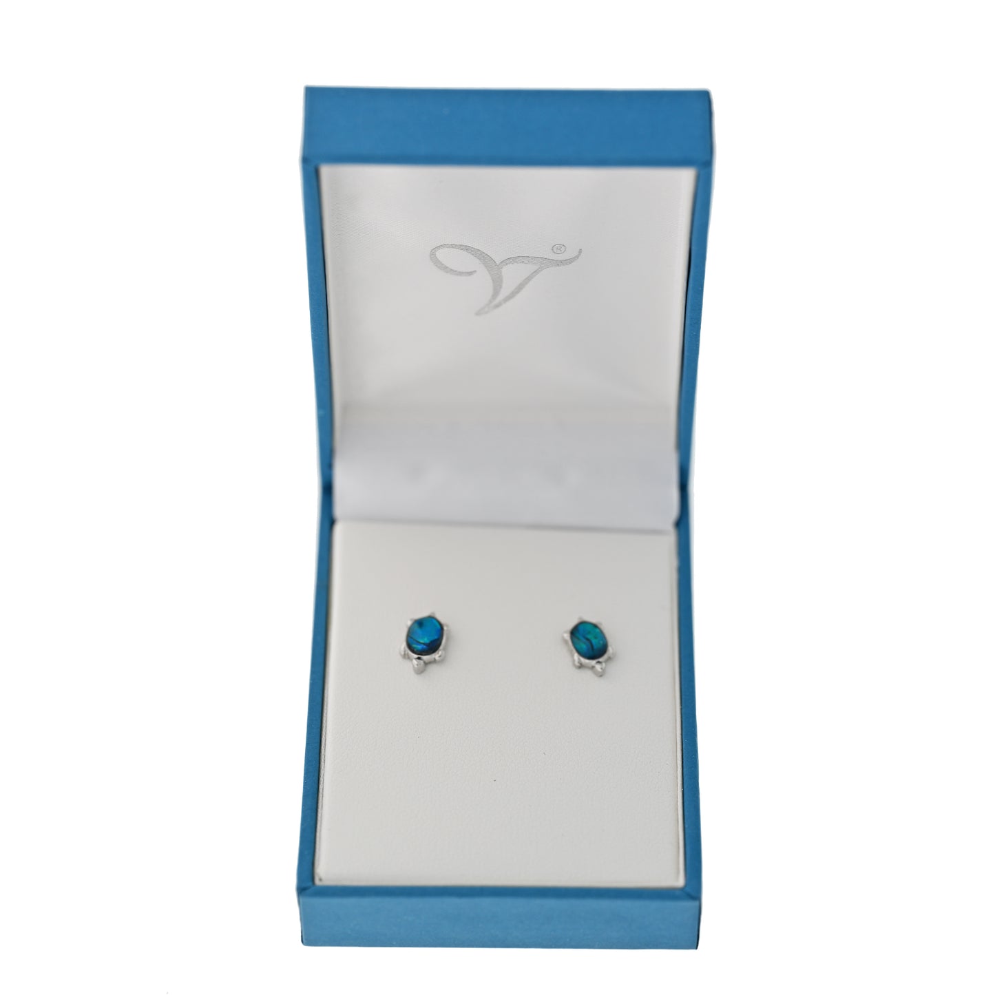 Paua Shell Turtle Stud Earrings