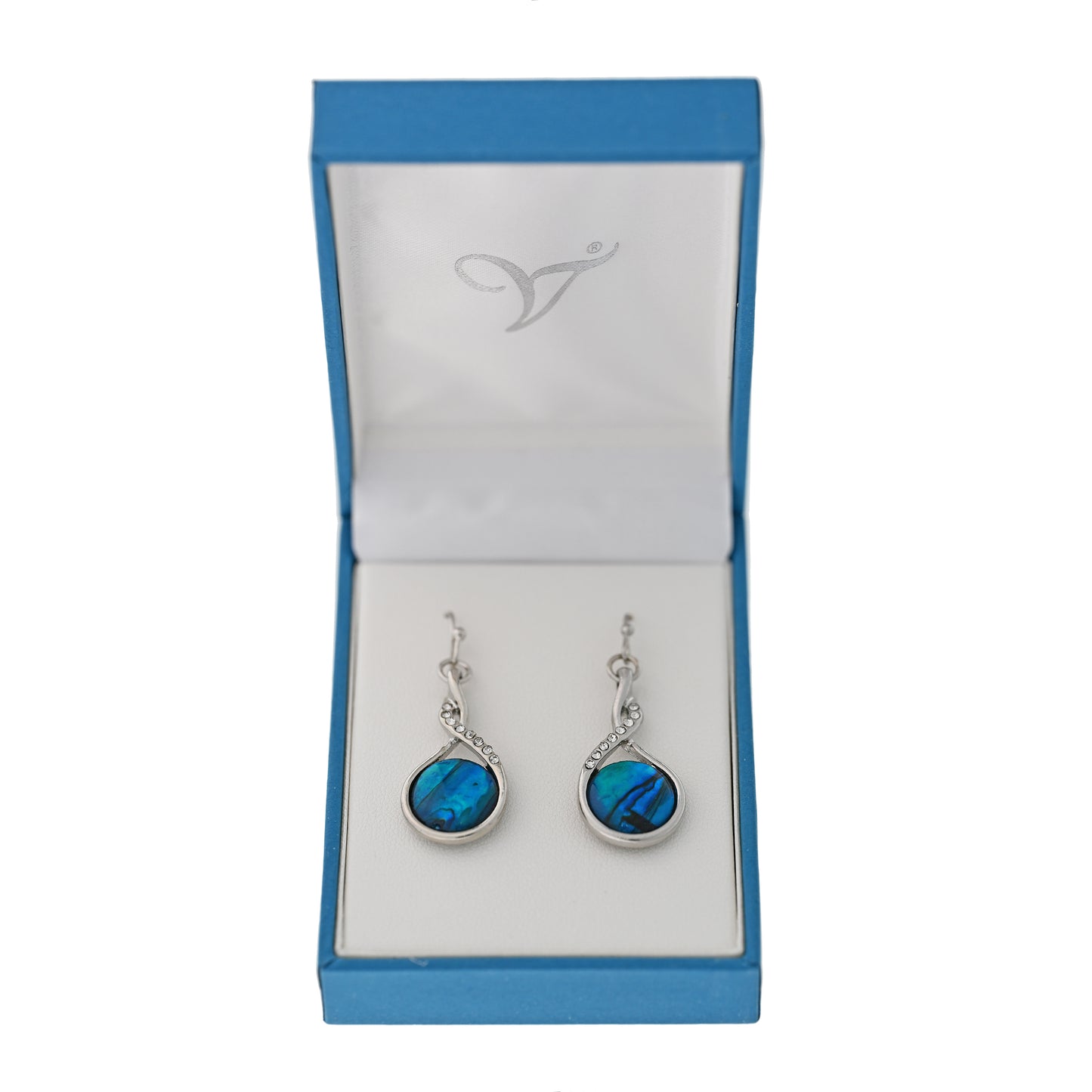 Paua Shell Drop Earrings