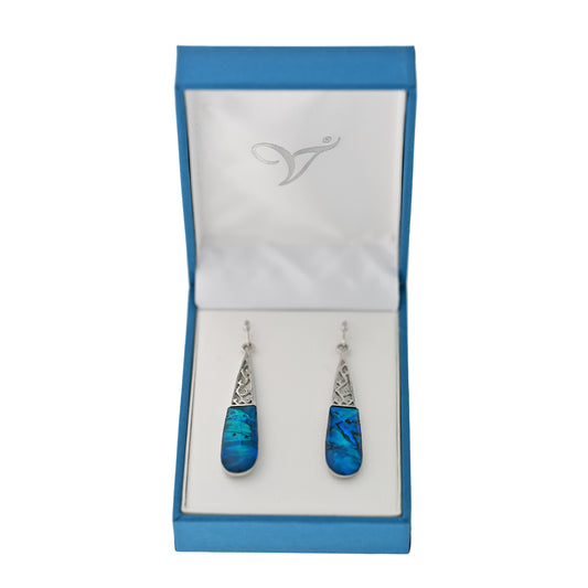 Paua Shell Drop Earrings
