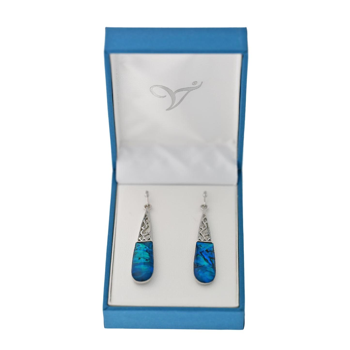 Paua Shell Drop Earrings