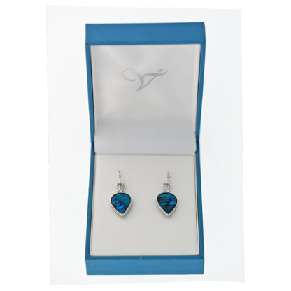 Paua Shell Drop Earrings