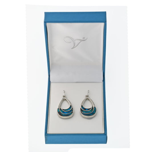 Paua Shell Drop Earrings