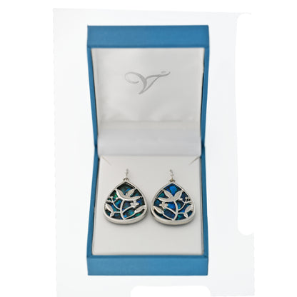 Paua Shell Drop Earrings