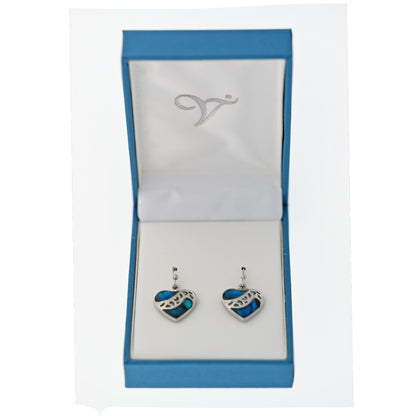 Paua Shell Drop Earrings