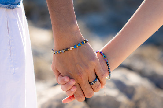 Iron Ore Heart Bracelet