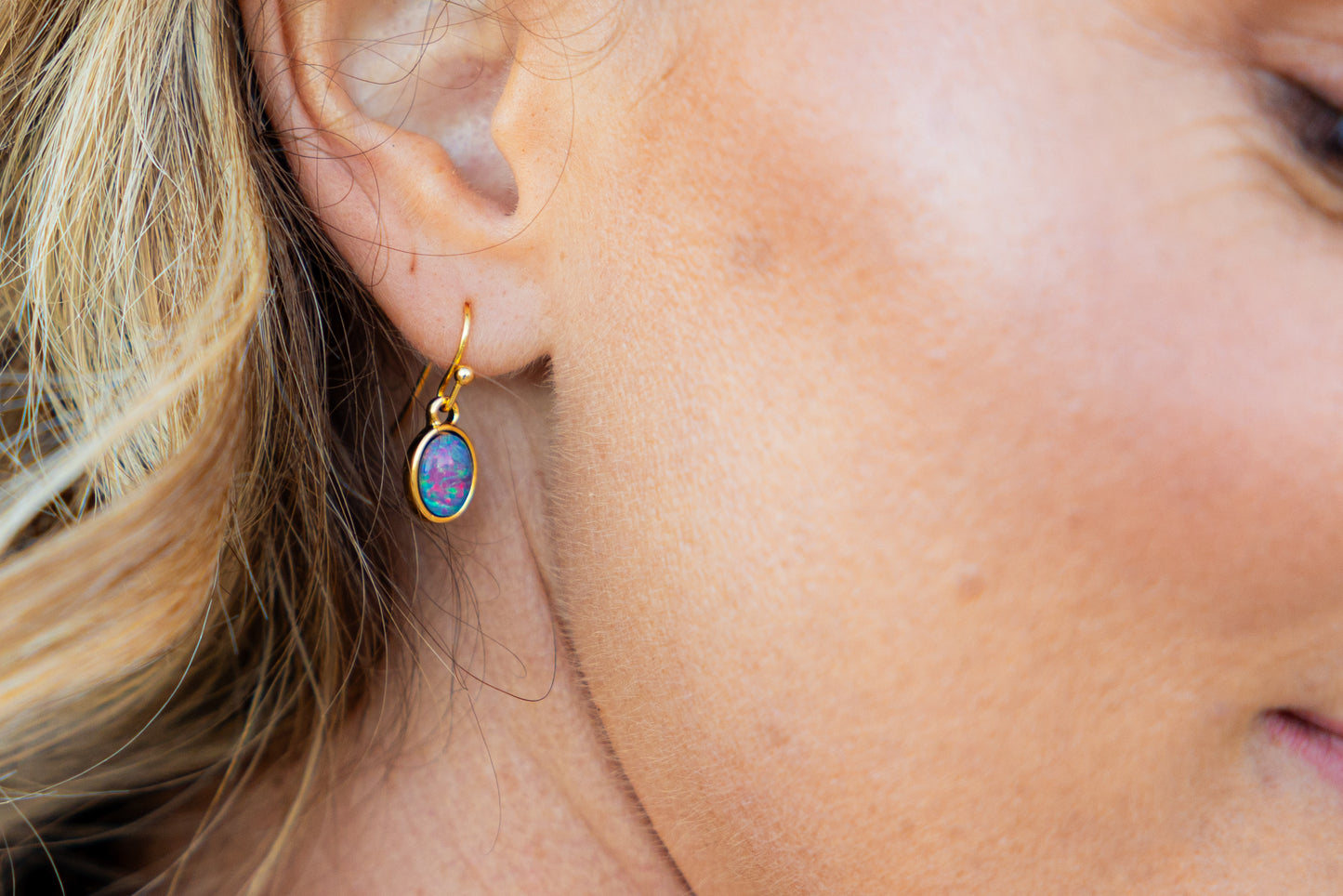 Opal Triplet Earring Boxed